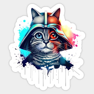 Cat Vader Sticker